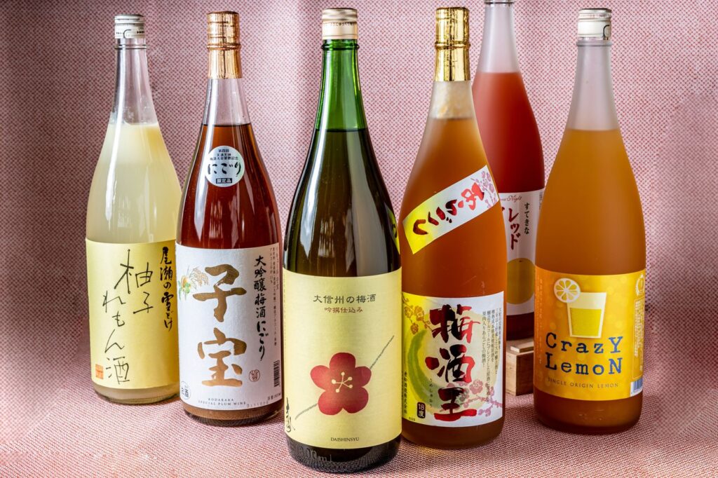 梅酒・ゆず酒などのリキュール