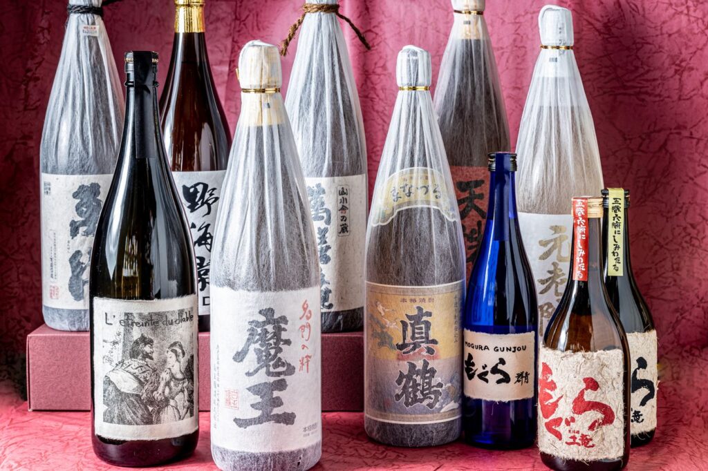 本格焼酎の一升瓶