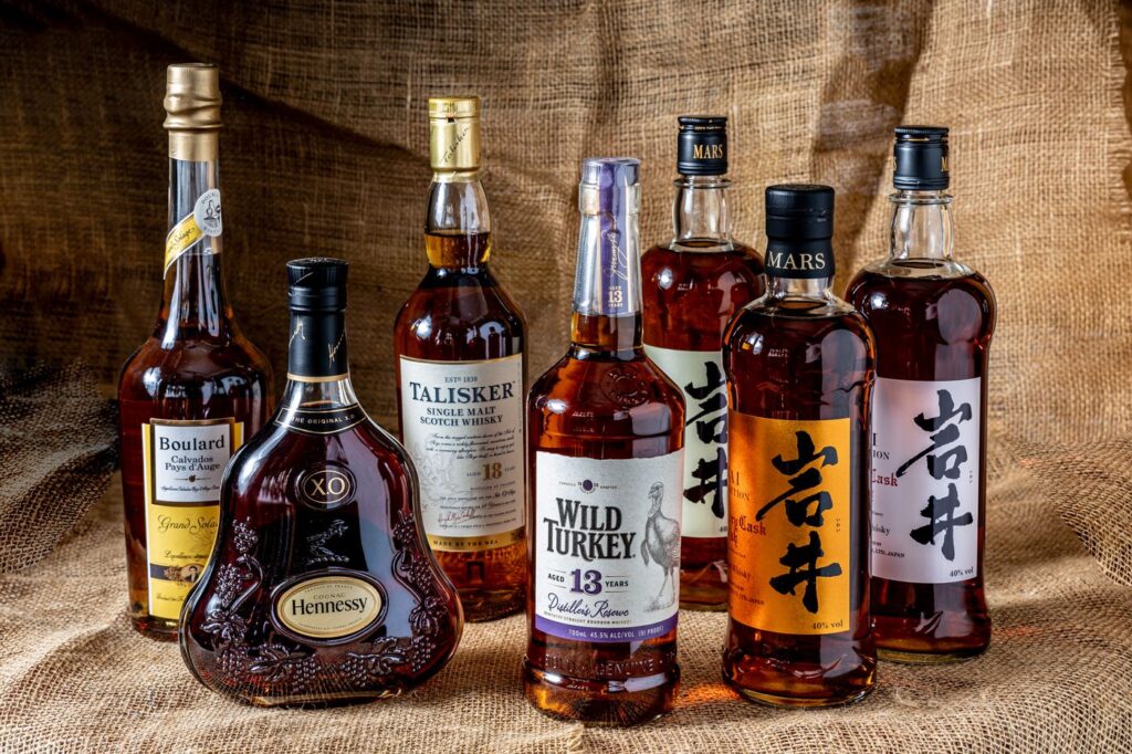 国産・海外のウイスキーとブランデー